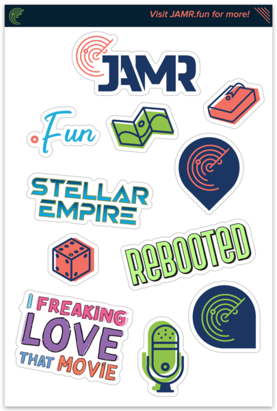 JAMR Sticker Sheet